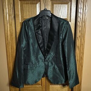 Men’s Manfinity Elegant Green Blazer - Small